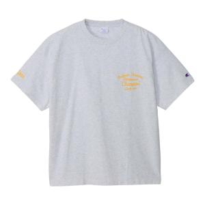 チャンピオン Champion ショートスリーブTシャツ C3-Z330 030 ライトグレー メンズ 半袖Tシャツ Tシャツ カジュアルウェア アウトドア デイリーユース｜esports