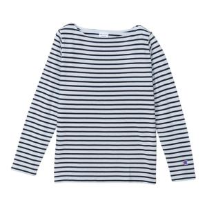 チャンピオン Champion ロングスリーブTシャツ CW-Y415 322 ライトブルー レディース 長袖 ロングスリーブ カットソー ボーダー カジュアルウェア アウトドア｜esports