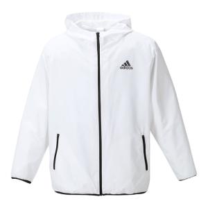 マンチェス Manches 【adidas/アディダス】ウーブンフードジャケット 1012733350 1 ホワイト メンズ ジャケット フーディ パーカー トレーニングウェア｜esports