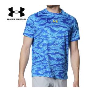 アンダーアーマー UNDER ARMOUR テック ノベルティ ショートスリーブTシャツ 1384736 400 チームロイヤル/タクシー メンズ 野球ウェア 半袖シャツ 半袖Tシャツ｜esports