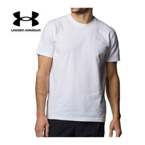 アンダーアーマー UNDER ARMOUR パフォーマンスコットン ショートスリーブTシャツ 1384805 100 ホワイト メンズ トレーニングウェア 半袖シャツ ストレッチ｜esports