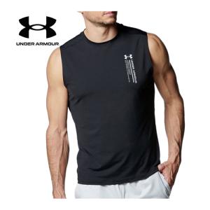 アンダーアーマー UNDER ARMOUR アイソチル スリーブレスTシャツ 1384794 001 ブラック メンズ トレーニングウェア ノースリーブシャツ スリーブレスシャツ｜esports