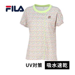 フィラ FILA ゲームシャツ VL2806 19 ピンク レディース テニスウェア 練習 試合 部活 ユニフォームシャツ 半袖シャツ 練習着 公式戦 トップス｜esports