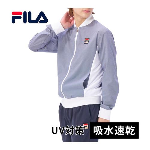 フィラ FILA トラックジャケット VM5692 01 ホワイト メンズ テニスウェア 長袖ジャケ...