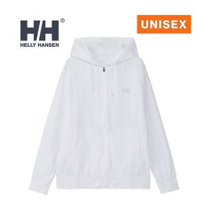 ヘリー・ハンセン HELLY HANSEN ロングスリーブフルジップフーディラッシュガード HH82405 CW クリアホワイト メンズ レディース 2025春夏モデル
