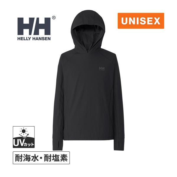 ヘリー・ハンセン HELLY HANSEN フレムオーバーサンシェードフーディ HH32506 K ...