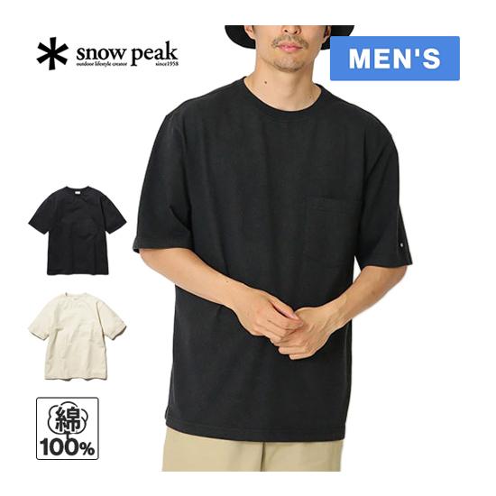 スノーピーク snowpeak リサイクルコットンTシャツ TS-25SU402 メンズ 2025春...