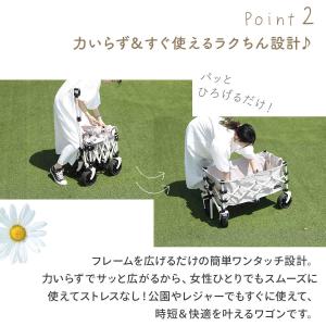 アウトドアワゴン 収納バッグ付き QC-CW8...の詳細画像4