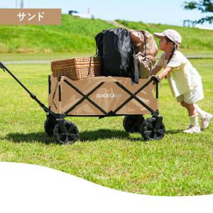 キャリーワゴン 大型タイヤ NEWブラック 送...の詳細画像3