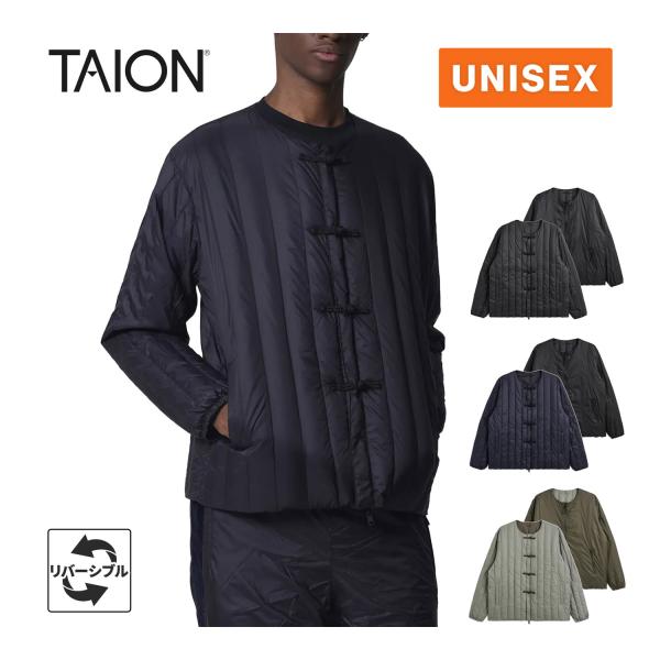 タイオン TAION ジャパンスペシャル チャイナボタン ダウンジャケット TAION-JK01JS...