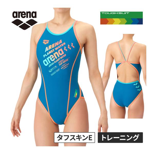 アリーナ arena トレーニングワンピース AS6SWM38L BLOR ブルー×オレンジ レディ...