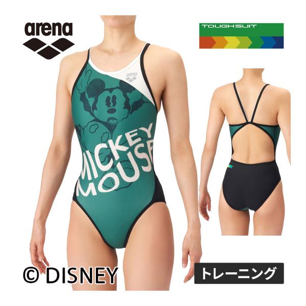 アリーナ arena トレーニングワンピース AS6SWM50L GRBK グリーン×ブラック レデ...