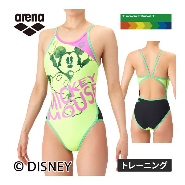アリーナ arena トレーニングワンピース AS6SWM50L YLBK イエロー×ブラック レデ...