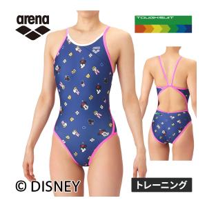 アリーナ arena トレーニングワンピース AS6SWM51L NVPK ネイビー×ピンク レディース 2026春夏モデル 水着 スイムウェア オープンバック 水泳 競泳 スイミング