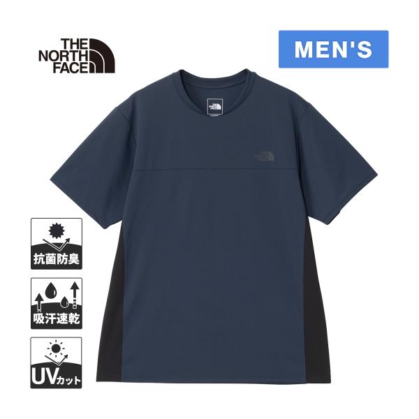 ザ・ノース・フェイス ショートスリーブテッククルー NT22599 UN アーバンネイビー メンズ ...