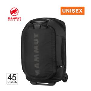 マムート MAMMUT イグジビティドカーゴ 45 2570-00430 0001 ブラック メンズ レディース 2026春夏モデル ダッフルバッグ キャリーバッグ アウトドア ホイール
