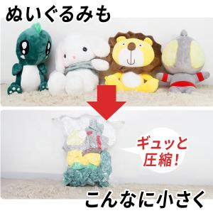 衣類 圧縮袋 10枚セット 電動エアポンプ対応...の詳細画像2