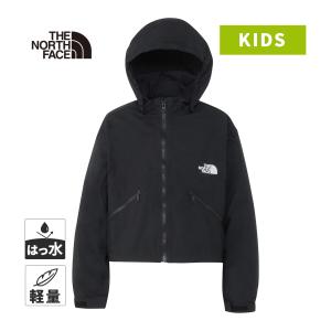 ザ・ノース・フェイス ショートコンパクトジャケット NPG72611 K ブラック キッズ 2026秋冬モデル ウインドブレーカー ジャケット ショート丈 撥水 ナイロン