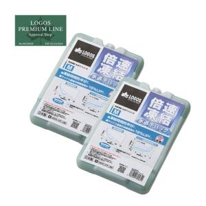 ロゴス 2点セット 倍速凍結 氷点下パック M-600g 81660642 キャンプ アウトドア 保冷剤 クーラー 保冷
