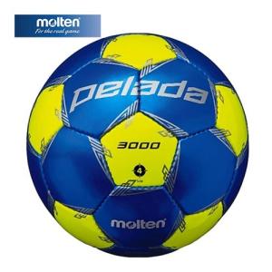 モルテン molten ペレーダ3000 F4L3000 BL メタリックブルー×Lイエロー キッズ サッカー サッカーボール JFA 小学生｜esports