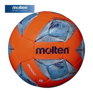 モルテン molten ヴァンタッジオ3000 F4A3000 OB 蛍光オレンジ×ブルー キッズ サッカー サッカーボール 検定球 小学生｜esports