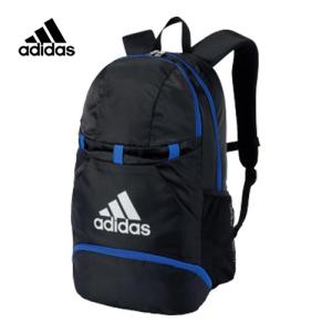 アディダス adidas ボール用デイパック ADP28BKB ブラック/ブルー バックパック リュックサック かばん サッカー ボールバッグ｜esports