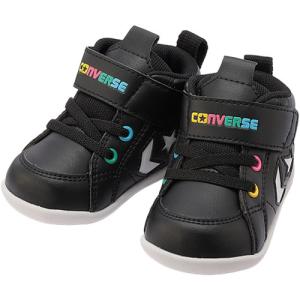 コンバース（CONVERSE） ベビー スニーカー ミニ インチスター MINI INCHSTAR ブラック/ホワイト 37301471 靴 赤ちゃん 子供用 ファーストスター FIRSTSTAR