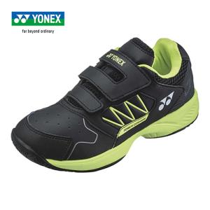 ヨネックス YONEX パワークッション GC オムニ クレー 砂入り人工芝 SHTJRGC 723 ブラック/ライムグリーン キッズ 部活 クラブ 練習 試合 ソフトテニス シューズ｜esports