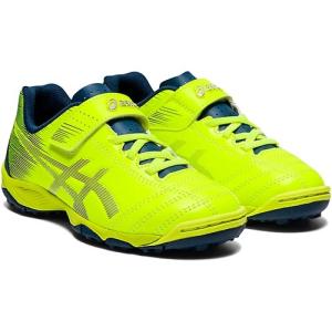 アシックス asics トレーニングシューズ ターフ 1104A045 755 セーフティーイエロー/シルバー キッズ ベルクロタイプ YB杯 サッカー サッカーシューズ ターフ用｜esports