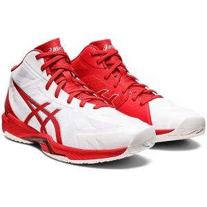 アシックス asics V-スウィフト FF MT 3 1053A044 101 ホワイト/クラシックレッド メンズ レディース バレーボールシューズ バレーシューズ トレーニング 靴｜esports