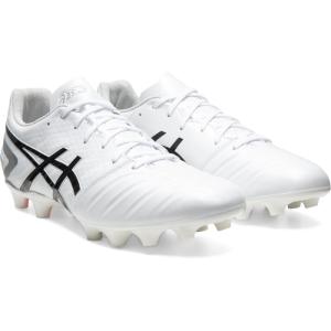 アシックス asics DS ライト 1103A069 100 ホワイト/ブラック メンズ サッカーシューズ ポイントスパイク 土 天然芝 人工芝 靴 練習 試合 部活動 ジュニア｜esports