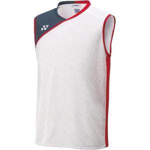 ヨネックス （YONEX） メンズ テニス ゲームシャツ （ノースリーブ） ホワイト 10261 011 テニスウェア バドミントンウェア スポーツウェア トレーニングウェアの商品画像