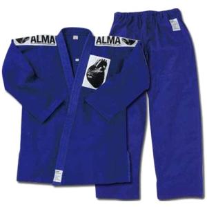 アルマ ALMA 海外製柔術着 上下セット 白帯付 JU2-A3-BU BU 青 メンズ レディース 柔術衣 格闘技 上衣 ズボン 白帯3点セット 送料無料｜esports