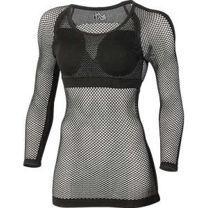 ミレー MILLET ドライナミック メッシュ 3/4 スリーブ MIV01358 0247 ブラックノワール レディース 在庫限り クリアランス 旧ロゴ 正規品 アンダーウェア