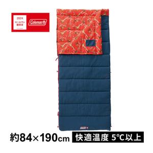 コールマン Coleman コージーII/C5 2000034772 オレンジ シュラフ 寝袋 封筒型 快適温度5℃以上 アウトドア キャンプ 来客用 車中泊｜esports