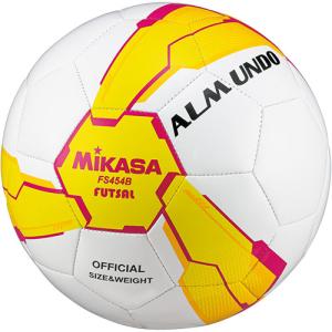 ミカサ MIKASA フットサルボール 縫い レジャー  FS454B YP 黄ピンク ボールゲーム レジャー用｜esports