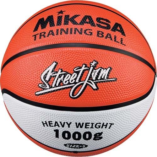 ミカサ MIKASA バスケット 5号 トレーニング 1kg ゴム B5JMTR O オレンジ/白 ...