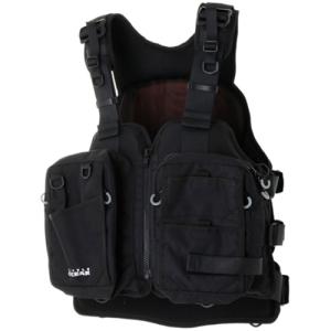リトルプレゼンツ LITTLE PRESENTS オーシャンFGベスト PF-07 ブラック メンズ レディース フィッシング ウェア フローティング 高浮力 フィッシングウェア
