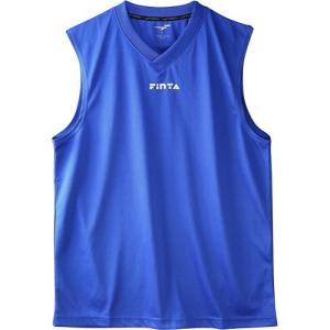 フィンタ（FINTA） メンズ サッカー ノースリーブ メッシュシャツ ブルー FTW7033 021 サッカー ウェア フットサル インナー アンダーウェア