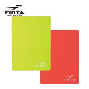 フィンタ FINTA レフェリー 警告 退場カード FT5986 サッカー用品 フットサル レフリー用品 アイテム 審判 審判用品｜esports