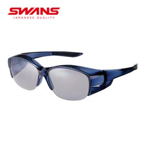 スワンズ SWANS オーバーグラス ハーフリム 偏光レンズモデル OG5-0051 SCLA クリアスモーク メガネの上からかける 暑さ対策 サングラス ドライブ 釣り｜esports
