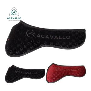 ア・カバロ ACAVALLO ルーブル ハーフパッド AC860 ワイン 乗馬用品 馬具 シリコン 馬グッズ 乗馬 鞍アクセサリー｜esports