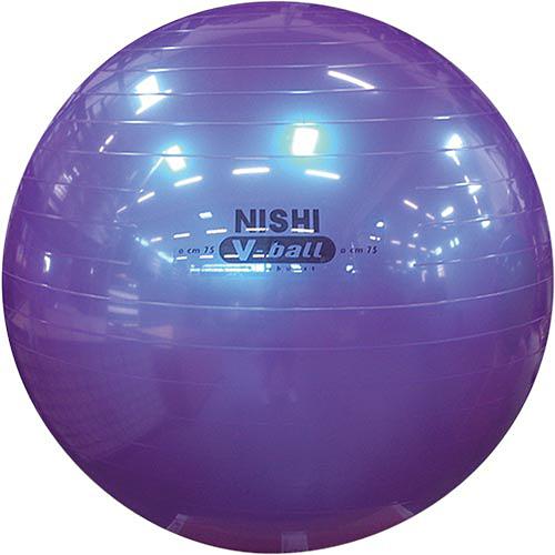 ニシスポーツ NISHI ノンバーストVボール 75 NT5874C メタリックパープル トレーニン...