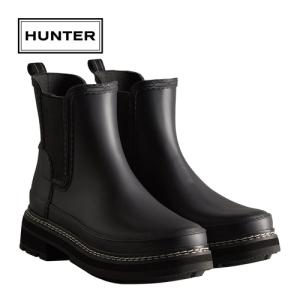 ハンター HUNTER リファインド スティッチ ディテール チェルシー ブーツ 175 WFS2100RMA BLK ブラック レディース 正規品 ショートブーツ レインブーツ 長靴｜esports