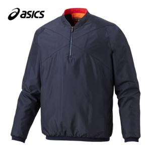 アシックス asics ゴールドステージ Vジャン LS 長袖 2121A005 400 ネイビー メンズ 野球ウェア ベースボール ソフトボール ジャケット アウター 防寒｜esports