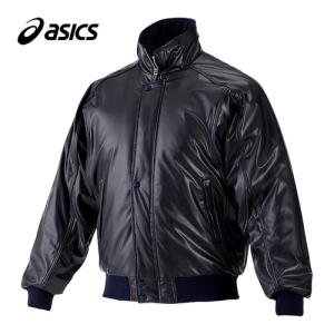 アシックス asics グラウンドコート BAG001 9090 ブラック×ブラック×カーボン メンズ レディース ベースボール ソフトボール ジャケット アウター 防寒｜esports