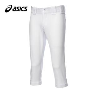 アシックス asics スクールゲームパンツ ショートフィット BAP018 01 ホワイト メンズ ベースボール ソフトボール 練習着 ズボン 7分丈 野球ウェア｜esports