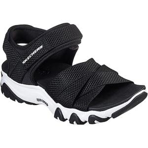 スケッチャーズ（SKECHERS） レディース ストラップサンダル DLITES 2.0-MEGA SUMMER ブラック 32996 BLK スポーツサンダル カジュアル