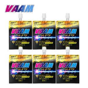 ヴァーム VAAM アスリートゼリー 6本パック 180g/1本 2650008 計5点セット 暑さ対策 アミノ酸 体脂肪 燃焼 スポーツ トレーニング 6点パック｜esports