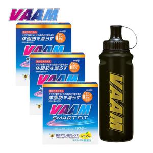 ヴァーム VAAM スマートフィットウォーターパウダー 20袋×3 2650012 & スクイズボトル 1000ml×1 2650028 計4点セット ランニング サプリメント 熱中症対策｜esports